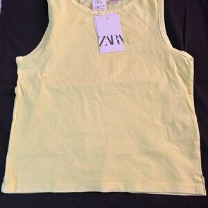 Zara Kids Yellow Tank Top